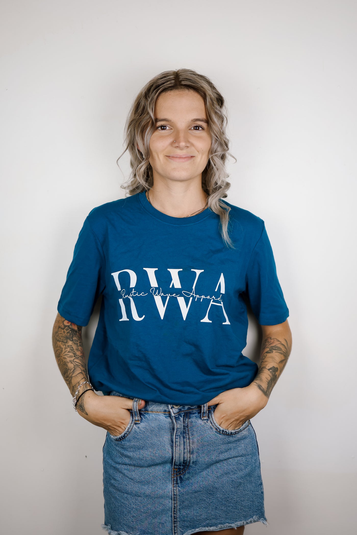 RWA T-shirt in Deep Teal