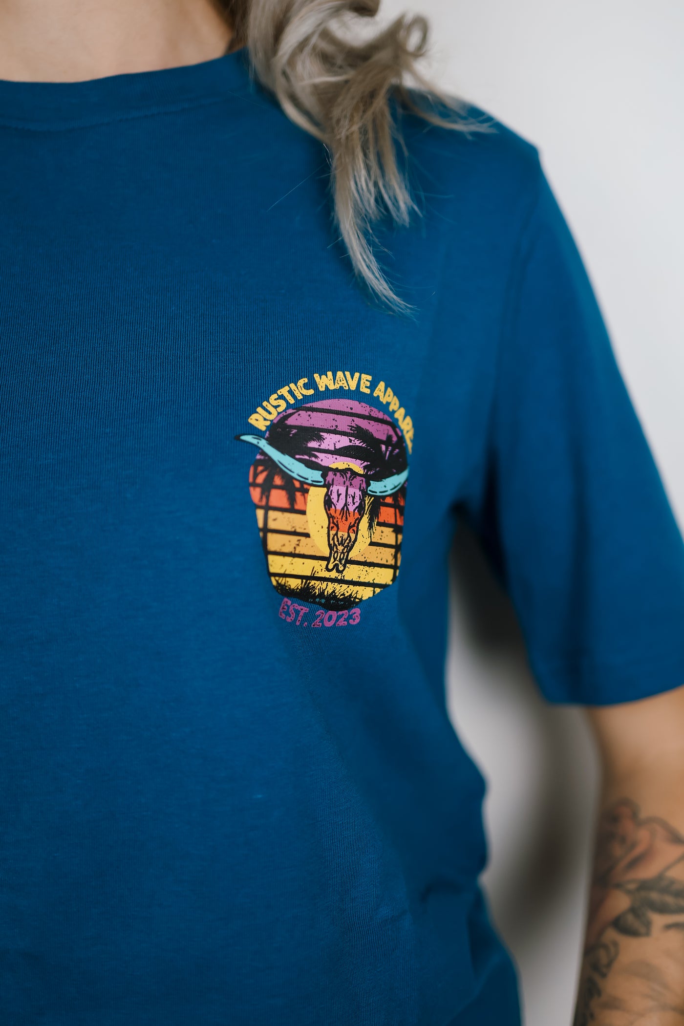 Bullhead Winter Sunset T-shirt Teal